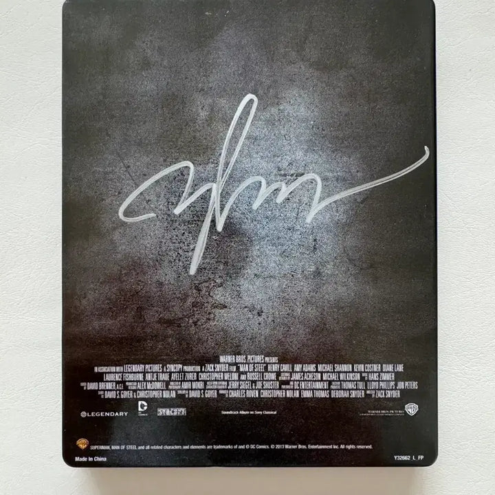[BUNJANG] Man of Steel Futurepack Lenticular Edition Henry Cavill Zack Snyder Autographed Blu-ray / 맨오브스틸 퓨처팩 정발 개봉 헨리카빌, 잭 스나이더 감독 친필사인 판매