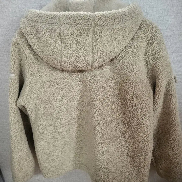[BUNJANG] K2 Ivory Fleece Hoodie Jacket (S) / k2뽀글이 후드 집업 자켓 아이보리 s