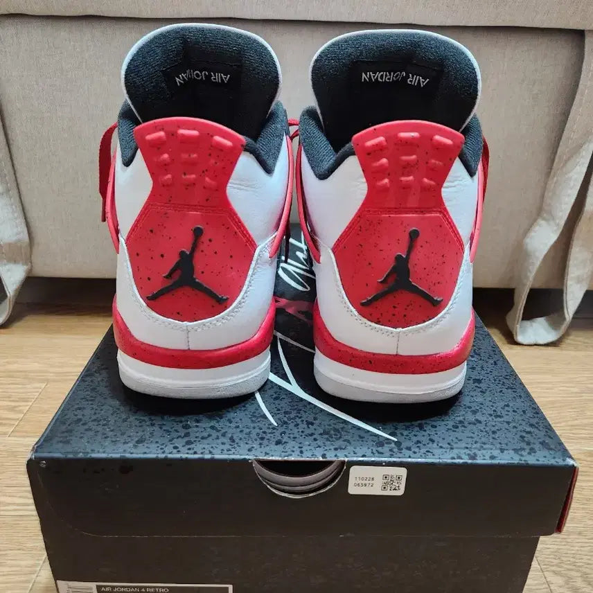 [BUNJANG] Jordan 4 Red Cement 265mm / 조던4 레드 시멘트 265