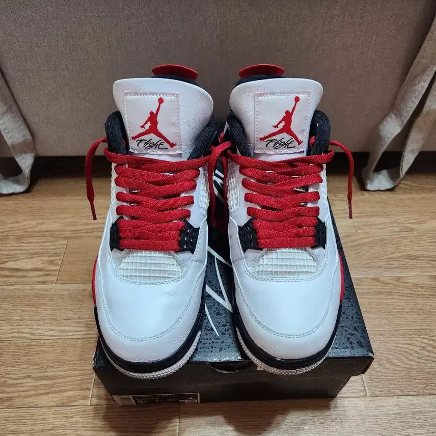 [BUNJANG] Jordan 4 Red Cement 265mm / 조던4 레드 시멘트 265
