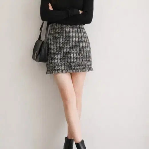 [BUNJANG] MIXXO Tweed Skirt / 미쏘 MIXXO 트위드치마 트위드스커트