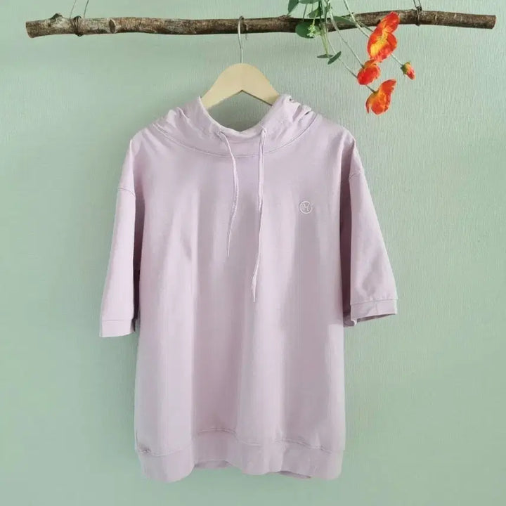 [SOLD OUT] 라벤더 반팔 코튼후드