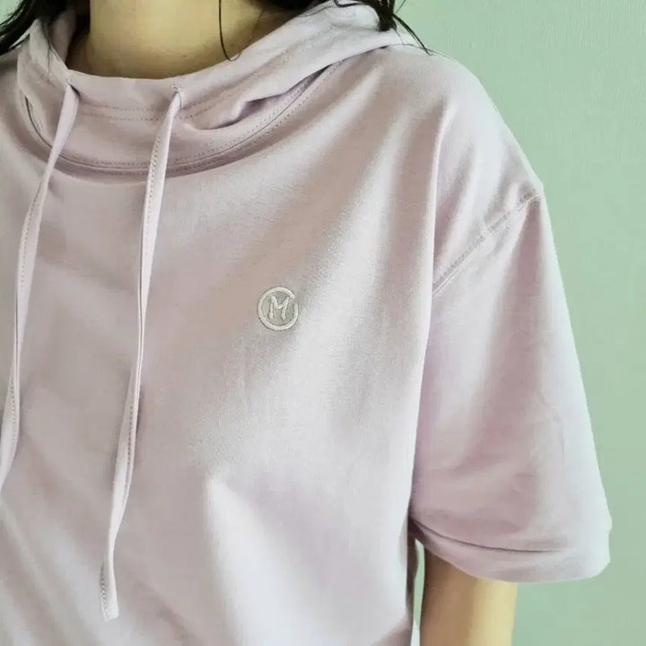 [SOLD OUT] 라벤더 반팔 코튼후드