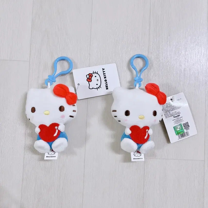[BUNJANG] Hello Kitty Heart Doll Keyring / 헬로키티 해외정품 하트 인형 키링 2개있음/ 새상품