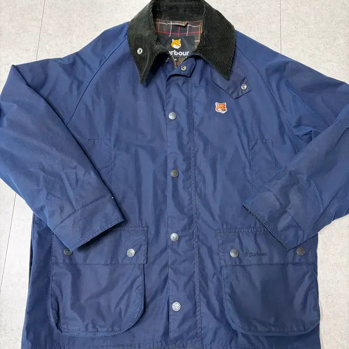 [BUNJANG] Barbour Maison Kitsune Wax Jacket / 바버 메종키츠네 왁스 자켓
