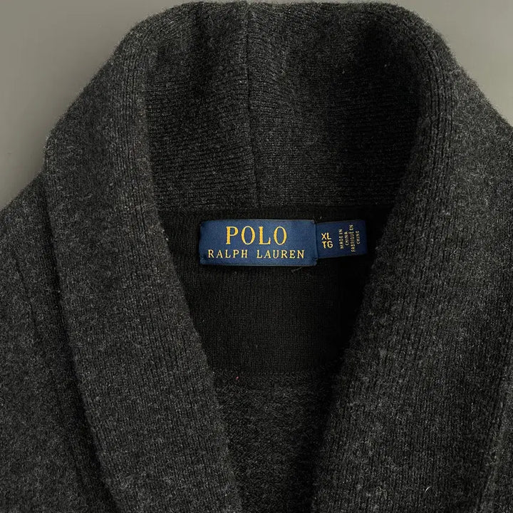 [BUNJANG] Polo Ralph Lauren Merino Wool Shawl Collar Cardigan / [XL] 폴로 랄프로렌 메리노 울 숄카라 가디건