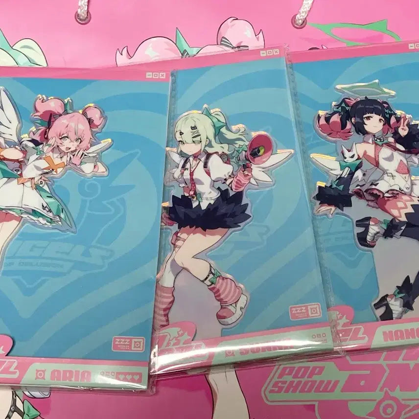 [BUNJANG] Zenless Zone Zero AOD Acrylic Stand Set / 젠레스 존 제로 AOD 팝업 아크릴 스탠드 세트