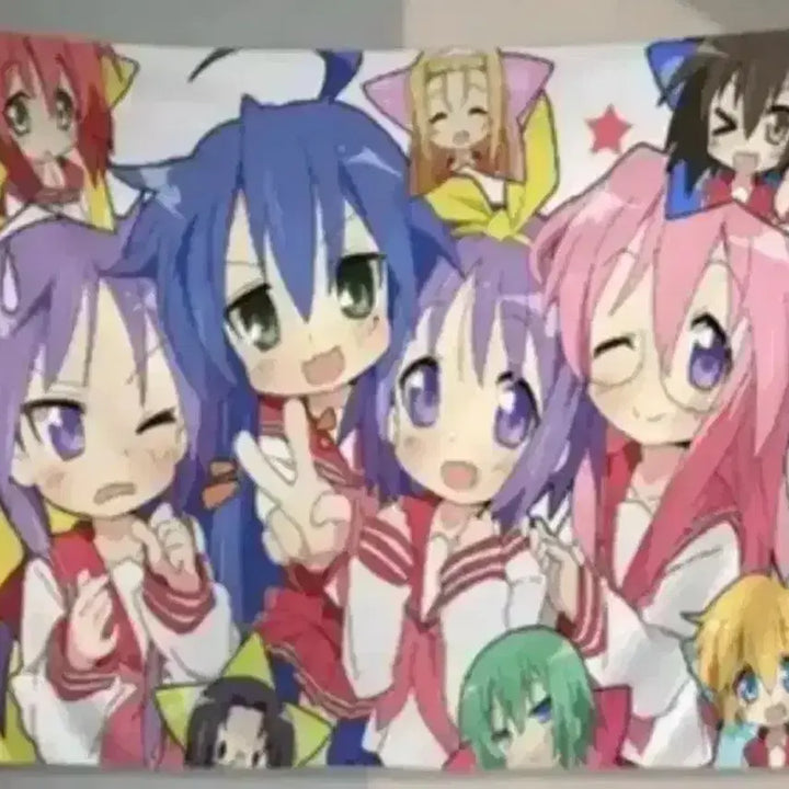 [BUNJANG] Lucky Star Tapestry Poster / 미개봉 러키스타 테피스트리 포스터 판매합니다