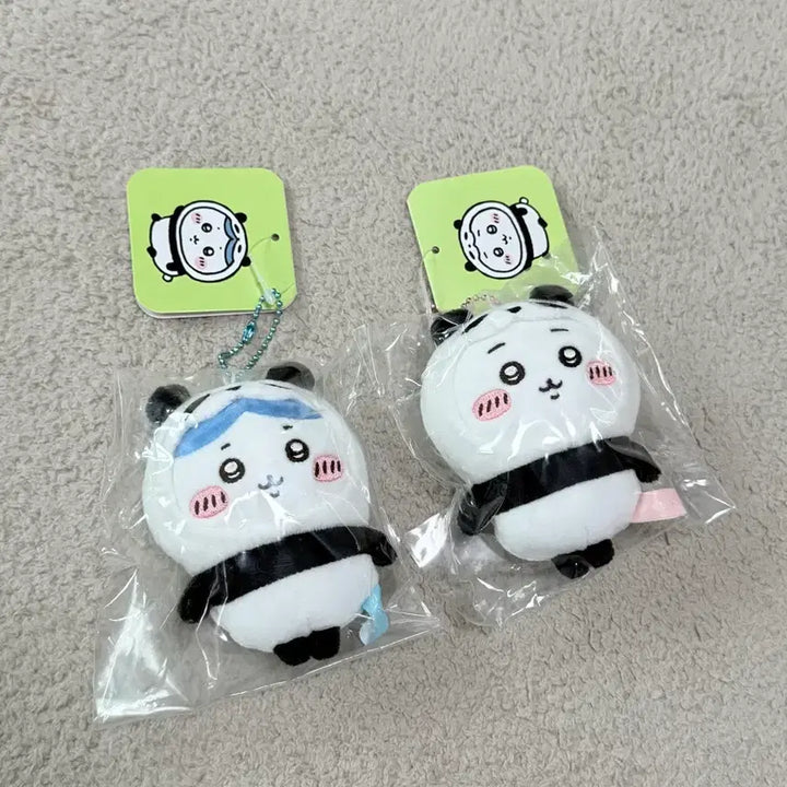 [BUNJANG] Chiikawa Hachiware Panda Mascot Bundle Set / 치이카와,하치와레 판다 마스코트 일괄 (미개봉 정품)
