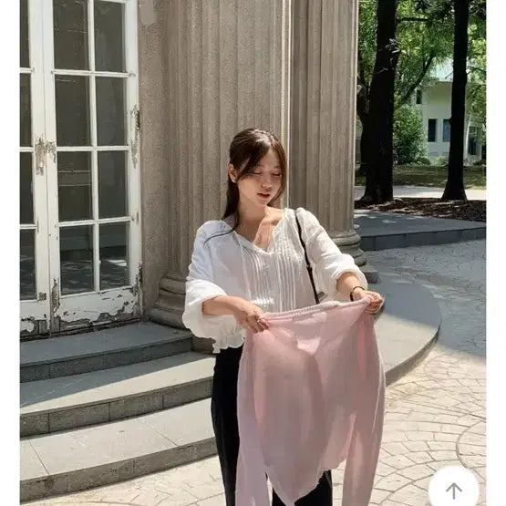 [BUNJANG] With Yoon Rina Alpaca Blend Round Cardigan / 새상품 위드윤 리나 알파카 라운드 가디건 라이트 핑크 프리