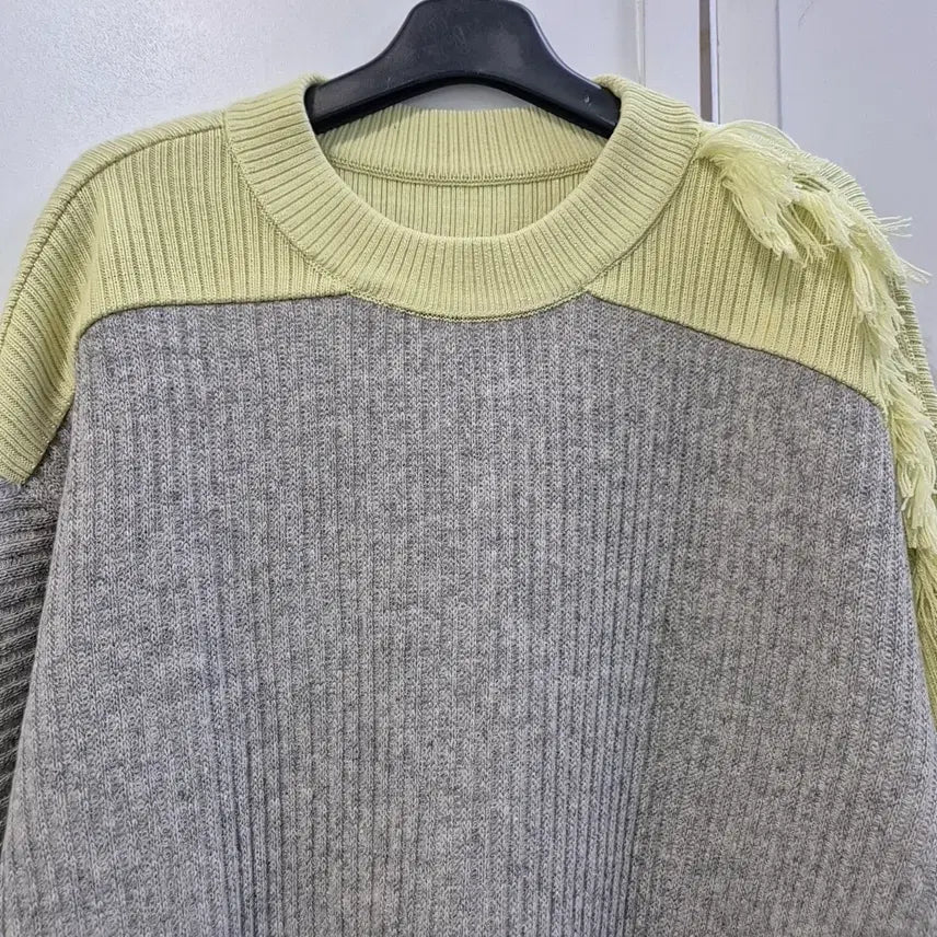 [BUNJANG] System Asymmetric Knit Top / 시스템 언발란스 니트티