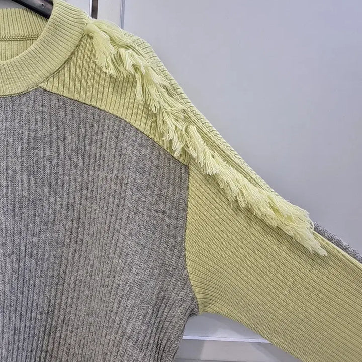 [BUNJANG] System Asymmetric Knit Top / 시스템 언발란스 니트티