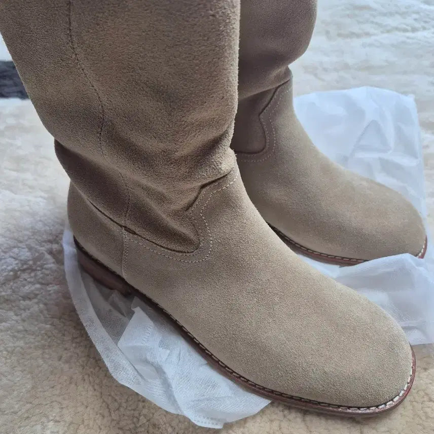 [BUNJANG] Suede Mid Boots 260 - New / 스웨이드 미들부츠260새상품