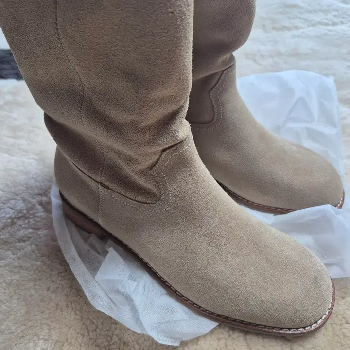 [BUNJANG] Suede Mid Boots 260 - New / 스웨이드 미들부츠260새상품
