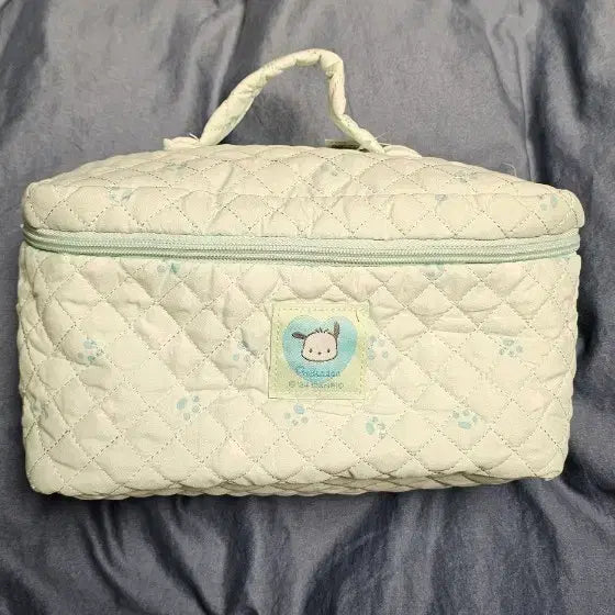 [BUNJANG] Sanrio Pochacco Quilted Pouch Bag / 산리오 포차코 퀼팅 파우치 가방