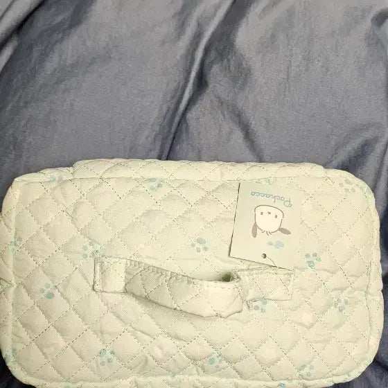 [BUNJANG] Sanrio Pochacco Quilted Pouch Bag / 산리오 포차코 퀼팅 파우치 가방