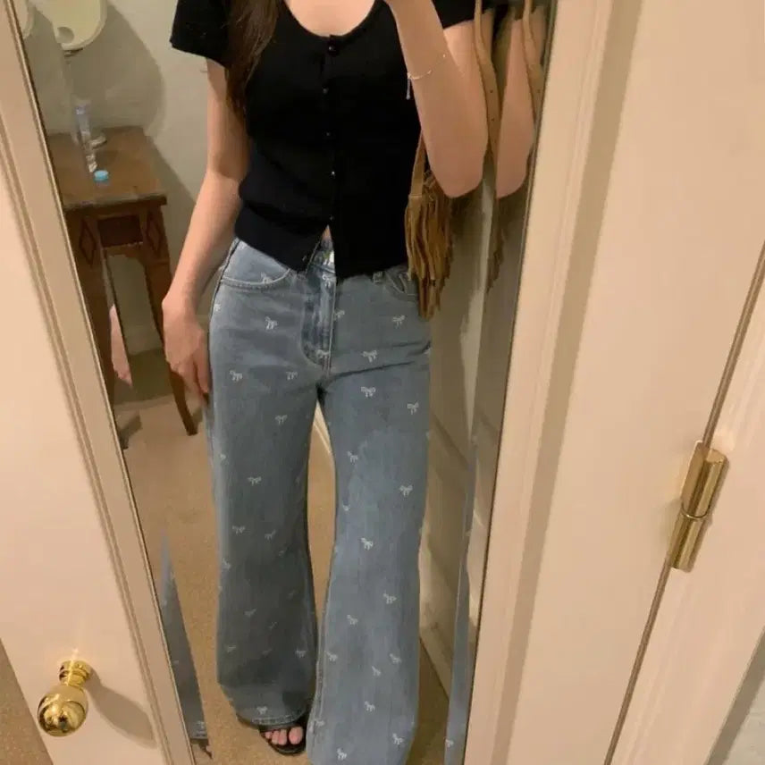 [BUNJANG] pyt Pretty Young Thing Short Sleeve Cardigan Navy / pyt 프리티영띵 반팔 가디건 네이비