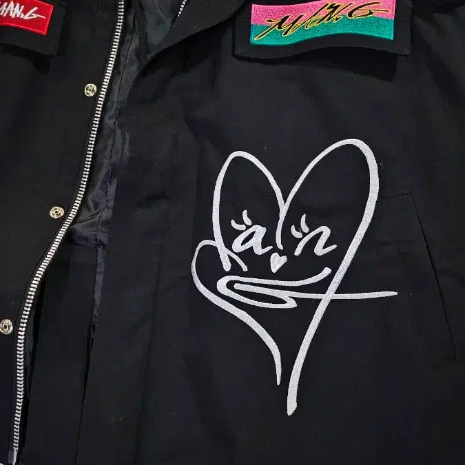 [BUNJANG] MAN.G Graphist Black Coat / MAN.G Graphist / 그라피스트 만지 /코트 Free