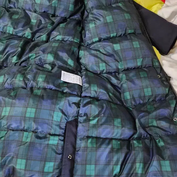 [BUNJANG] Skechers Block Tech Check Safari Padded Jacket / 스케쳐스 블럭테크 체크사파리 패딩 남녀겸용