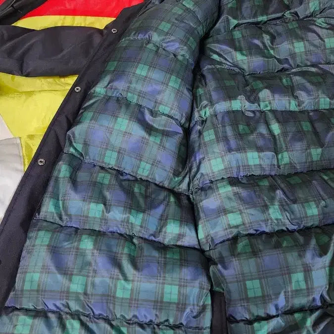 [BUNJANG] Skechers Block Tech Check Safari Padded Jacket / 스케쳐스 블럭테크 체크사파리 패딩 남녀겸용