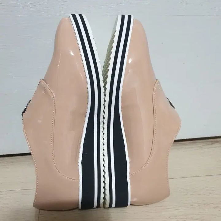 [BUNJANG] Breal Beige Zipper Loafers (235) / BREAL베이지색 지퍼 로퍼 단화 235 새상품
