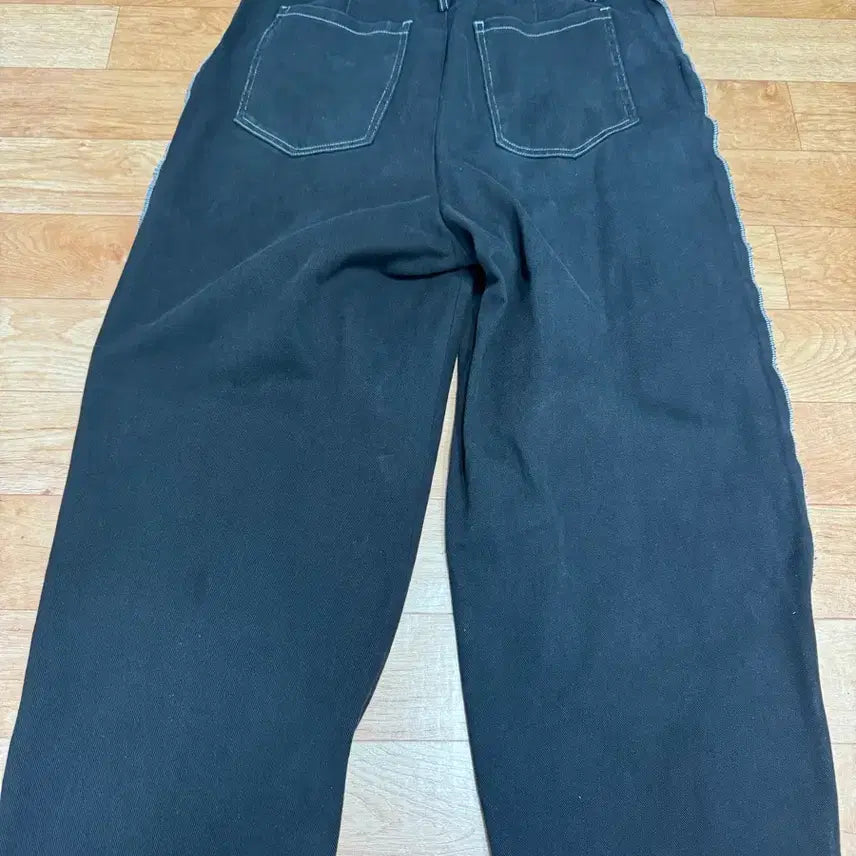 [BUNJANG] White Stitch Denim Pants L / 화이트 스티치 데님팬츠 L