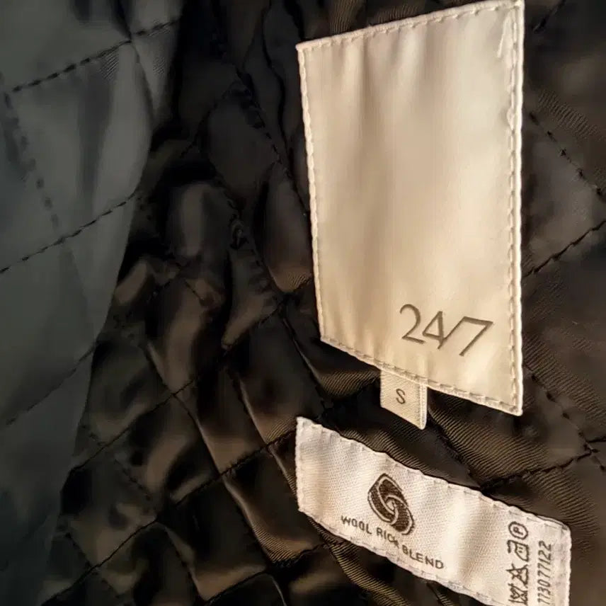 [BUNJANG] 247 Series Balmacaan Coat Black / 247시리즈 발마칸코트 블랙 S (100-105)
