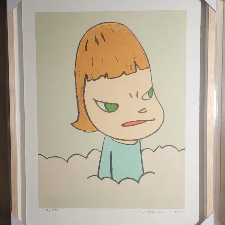 [BUNJANG] Yoshitomo Nara Print Edition 13/300 / 요시토모 나라 그림 판화 에디션