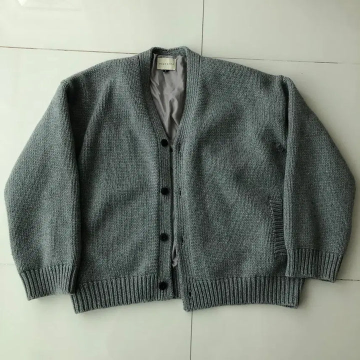 [BUNJANG] Begin202 Charcoal Gray Heavyweight Cardigan / 비긴202 가디건 3사이즈xl 차콜그레헤비웨이트