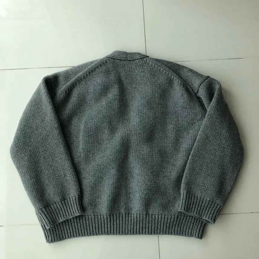 [BUNJANG] Begin202 Charcoal Gray Heavyweight Cardigan / 비긴202 가디건 3사이즈xl 차콜그레헤비웨이트