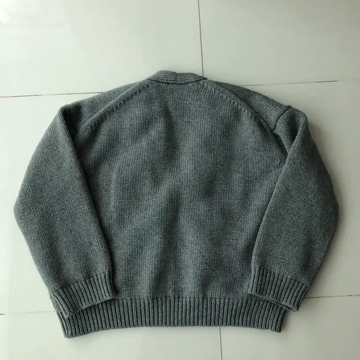 [BUNJANG] Begin202 Charcoal Gray Heavyweight Cardigan / 비긴202 가디건 3사이즈xl 차콜그레헤비웨이트