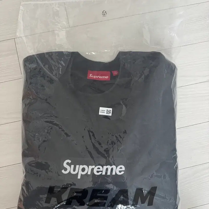 [BUNJANG] Supreme Washed Box Logo Crewneck Black L / 새상품)슈프림 워시드 박스로고 크루넥 블랙 L