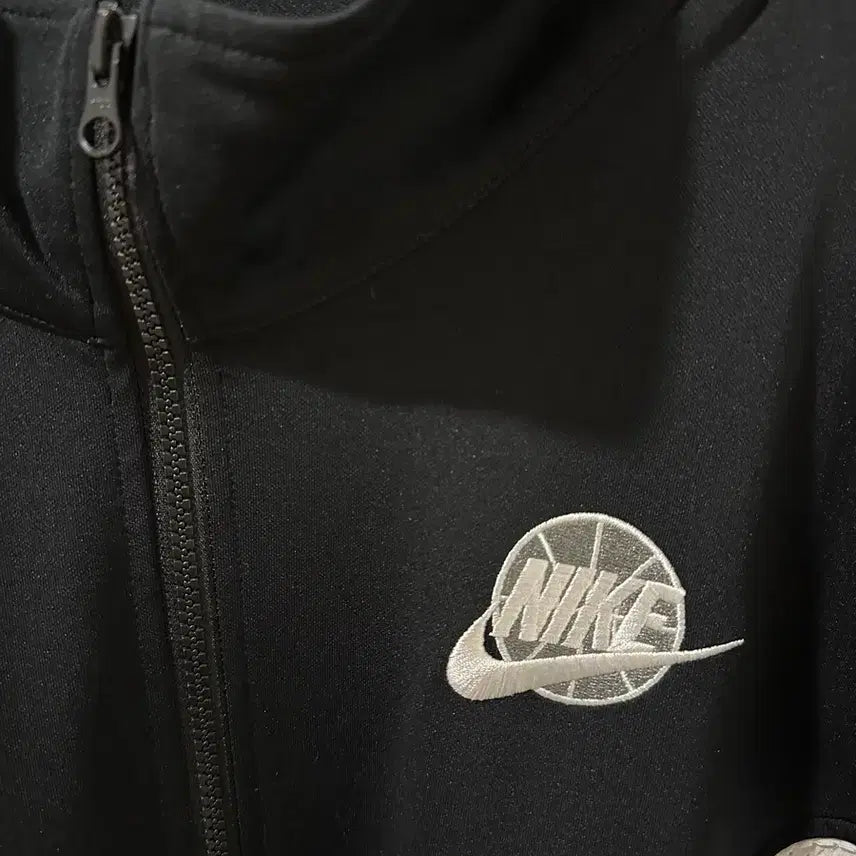 [BUNJANG] Nike Track Jacket / 나이키 블랙/화이트 트랙 자켓 저지 집업