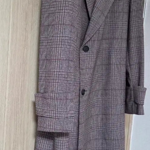 [BUNJANG] River Classy Check Coat / (거의새것) 리버클래시 체크 코트 (간절기 봄가을 코트)