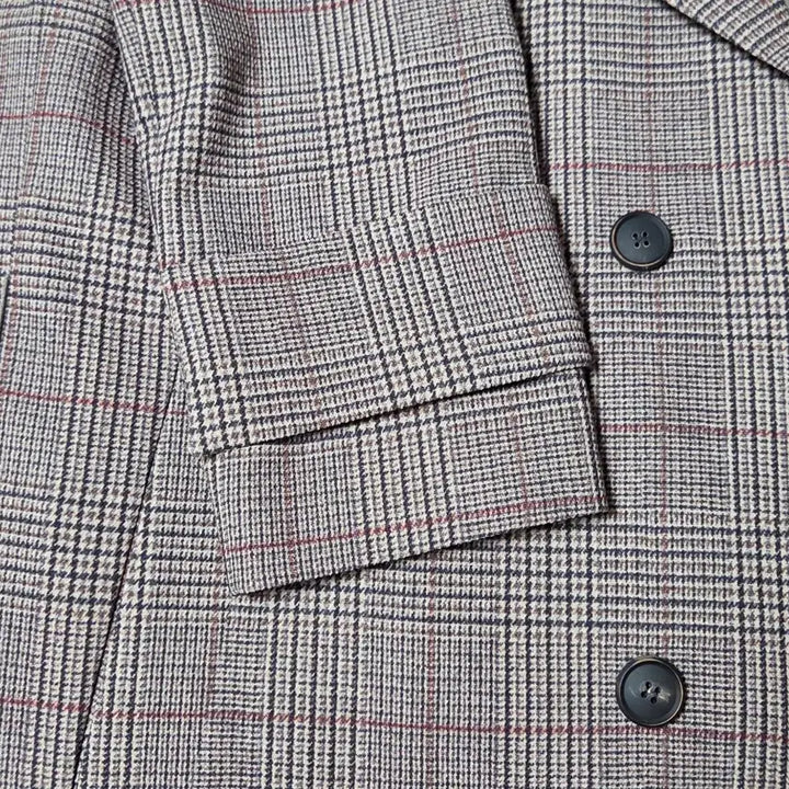 [BUNJANG] River Classy Check Coat / (거의새것) 리버클래시 체크 코트 (간절기 봄가을 코트)