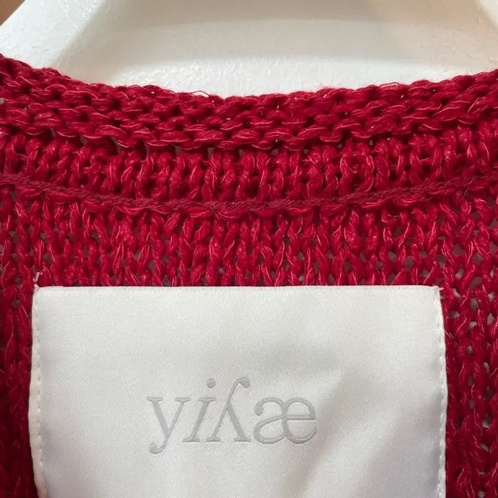 [BUNJANG] LeeYe Red Knit Vest / 이예 레드 니트베스트 1