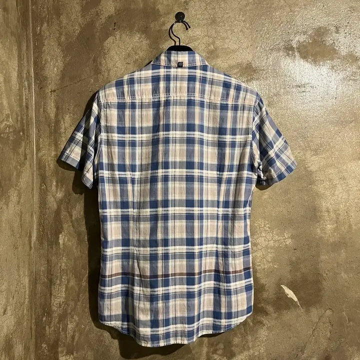 [BUNJANG] Jill Stuart Checkered Short Sleeve Shirt / 질스튜어트 체크 반팔 셔츠