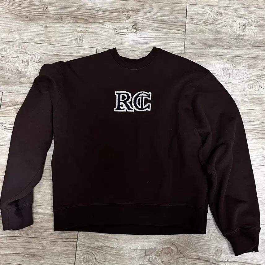 [BUNJANG] RECTO RC Logo Brown Sweatshirt / 렉토 맨투맨