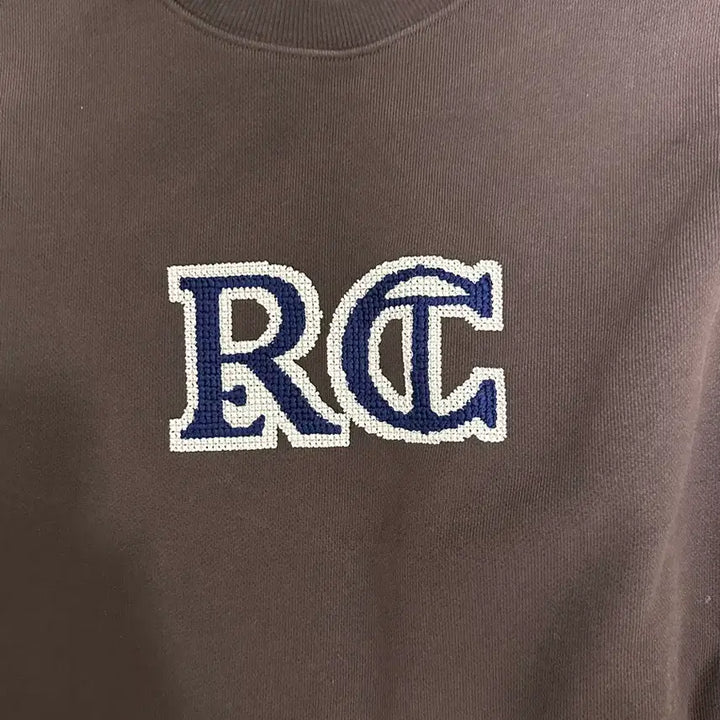 [BUNJANG] RECTO RC Logo Brown Sweatshirt / 렉토 맨투맨