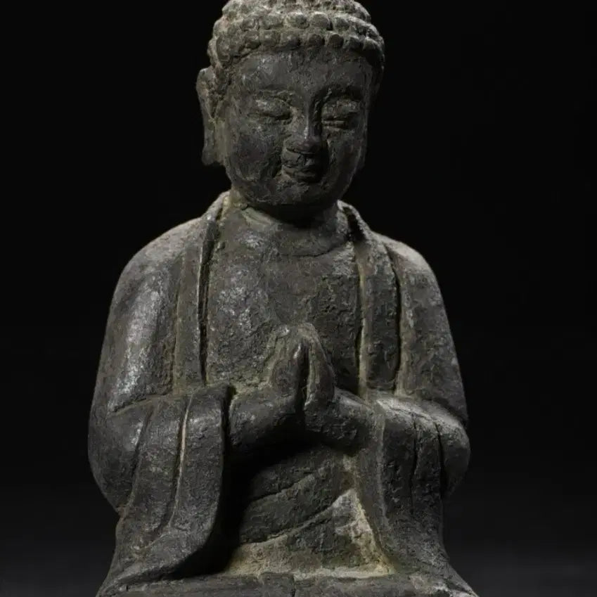 [BUNJANG] Ming Dynasty Bronze Seated Buddha Statue / 진품 ! 청동여래좌상!불상! 명나라!불교미술!