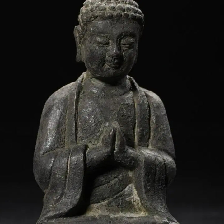 [BUNJANG] Ming Dynasty Bronze Seated Buddha Statue / 진품 ! 청동여래좌상!불상! 명나라!불교미술!