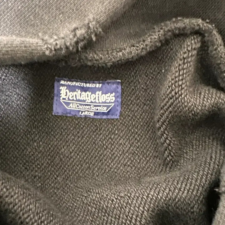 [BUNJANG] Heritage Floor Black Hoodie / L) 헤리티지플로스 후드