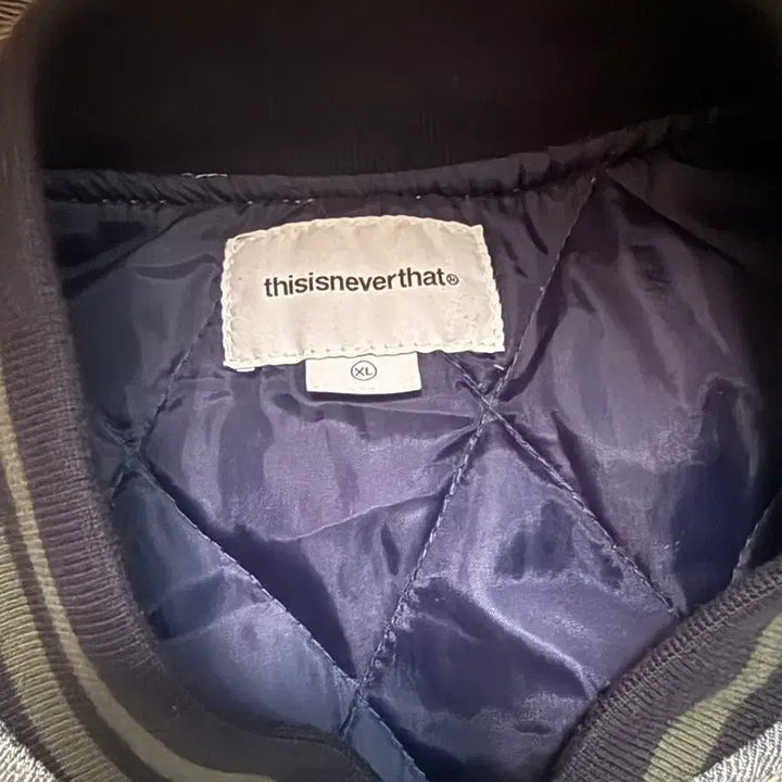 [BUNJANG] thisisneverthat Denim Varsity Jacket / 디스이즈네버댓 데님 바시티 자켓