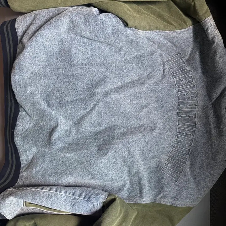 [BUNJANG] thisisneverthat Denim Varsity Jacket / 디스이즈네버댓 데님 바시티 자켓