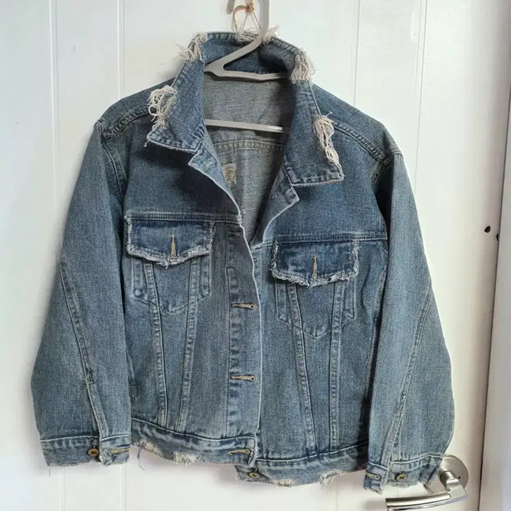 [BUNJANG] Vintage Denim Jacket / 데미지 청쟈켓 새거 77까지