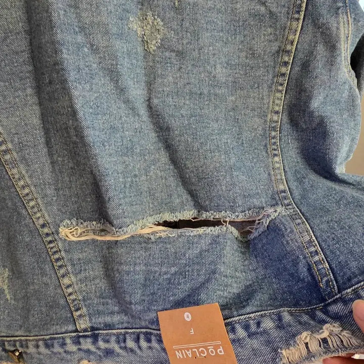 [BUNJANG] Vintage Denim Jacket / 데미지 청쟈켓 새거 77까지