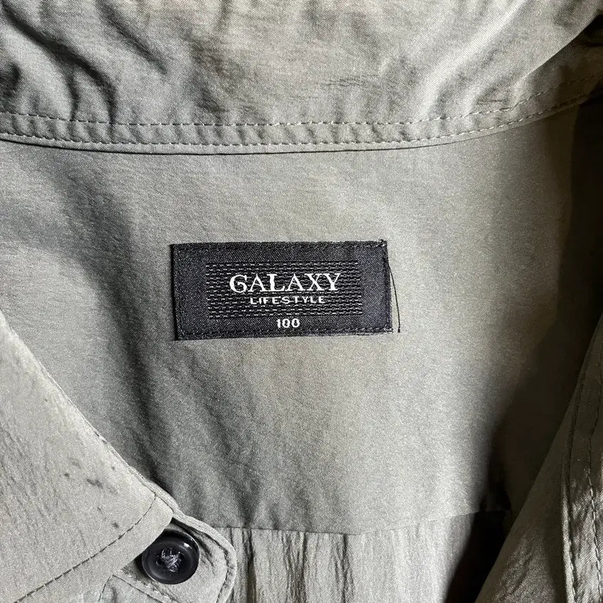 [BUNJANG] Galaxy Nylon Short Sleeve Shirt / 갤럭시 나일론 반팔 셔츠