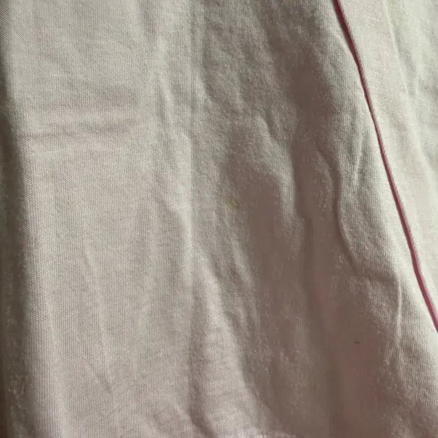 [BUNJANG] Courrèges Pink Embroidered Logo T-shirt / 쿠레쥬 핑크 반팔 티셔츠 정품