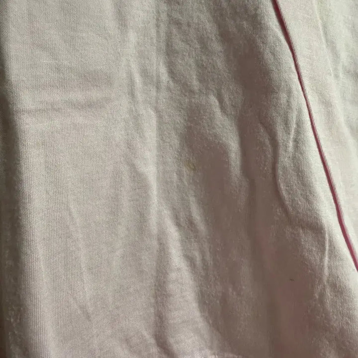 [BUNJANG] Courrèges Pink Embroidered Logo T-shirt / 쿠레쥬 핑크 반팔 티셔츠 정품