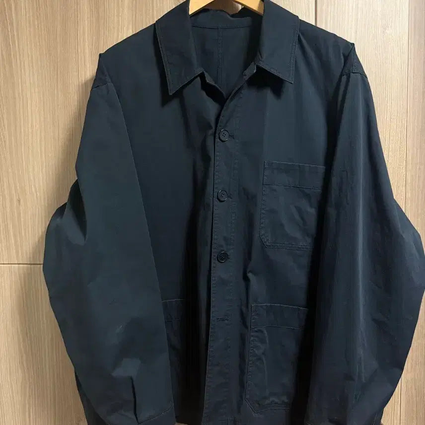 [BUNJANG] SEW Navy Light Work Shirt Jacket / [2] SEW 네이비 라이트 워크 셔츠 자켓